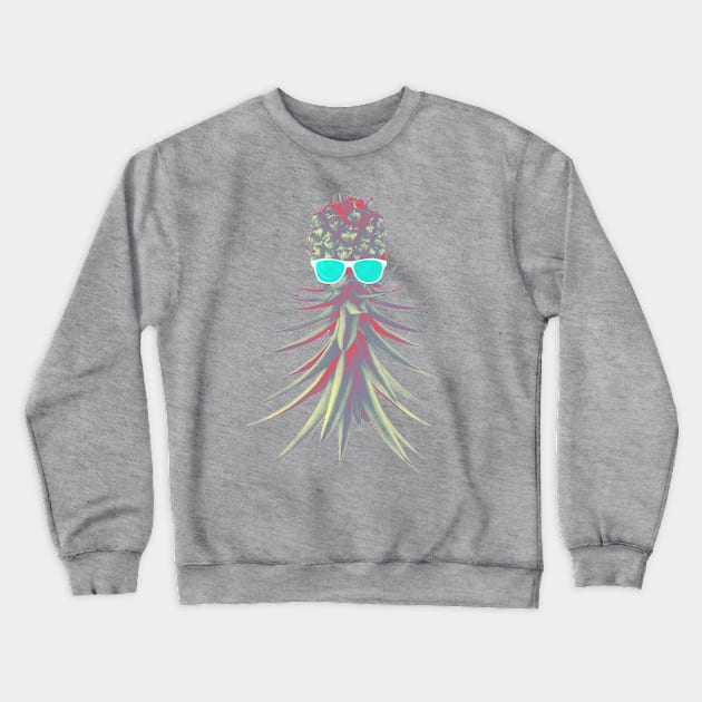 Retro Pineapple Crewneck Sweatshirt by ripebloodorange